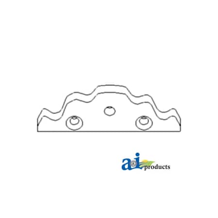 A & I Products Plate, Shift Detent w/ Rivets (Transmission Speed Cover) 4" x6" x3" A-830443